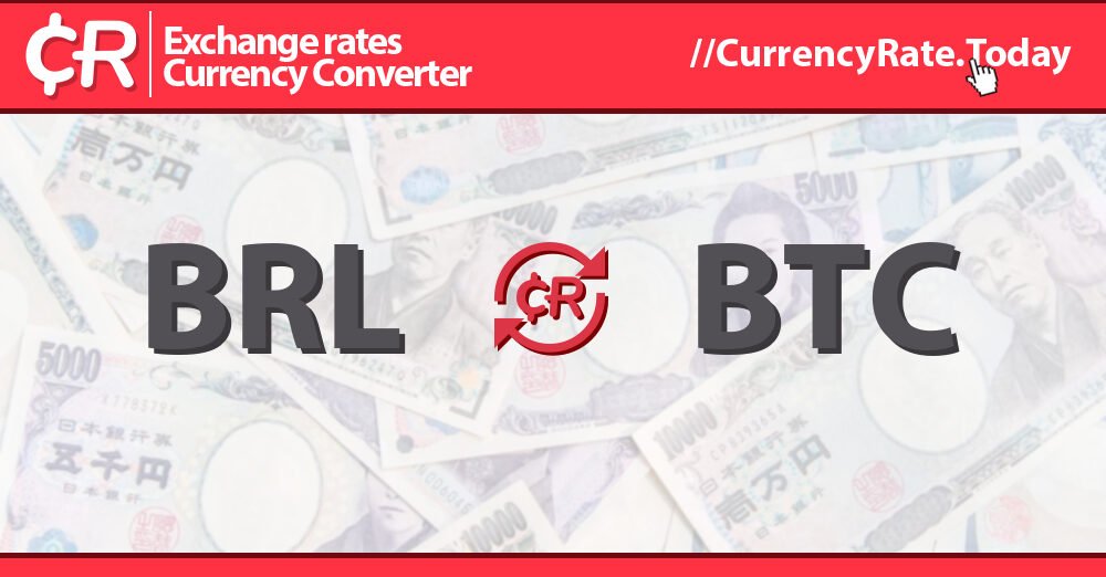 BTC to BRL Exchange Rate | Bitcoin to Brazilian Real Conversion | Live Rate