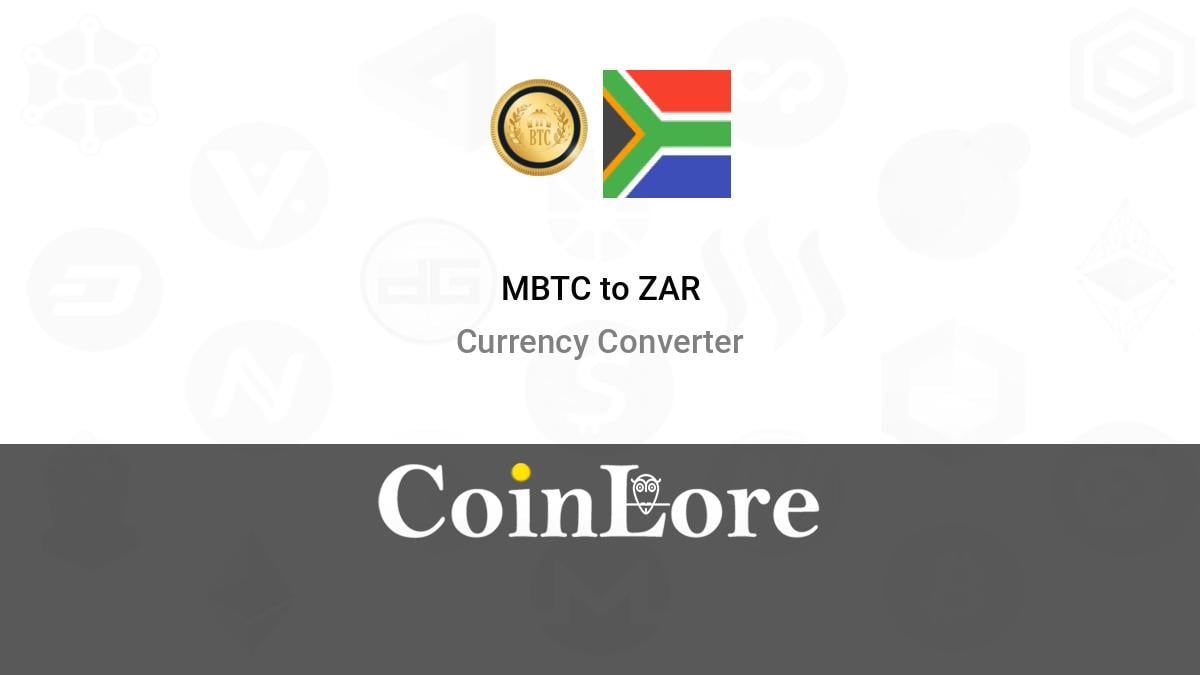 Bitcoin to South African Rand Exchange Rate Chart | Xe