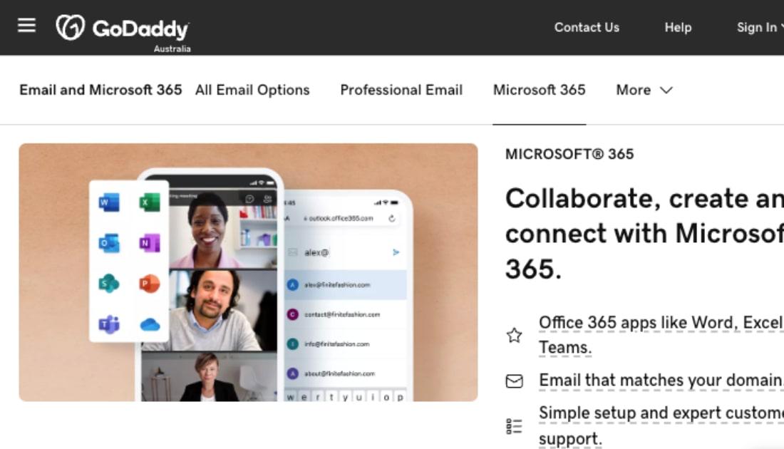 Setting up a professional email address - GoDaddy Resources - Australia