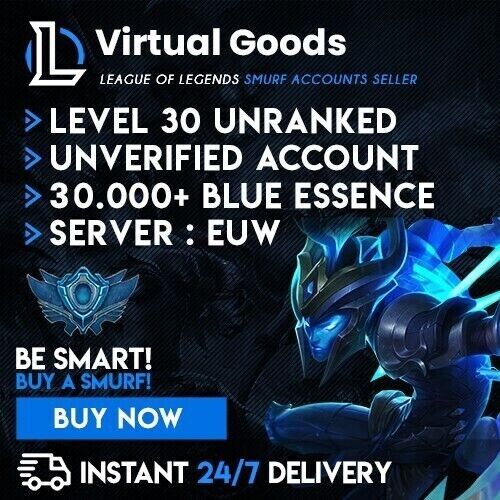 Buy League of Legends Smurf Accounts - Lifetime Warranty