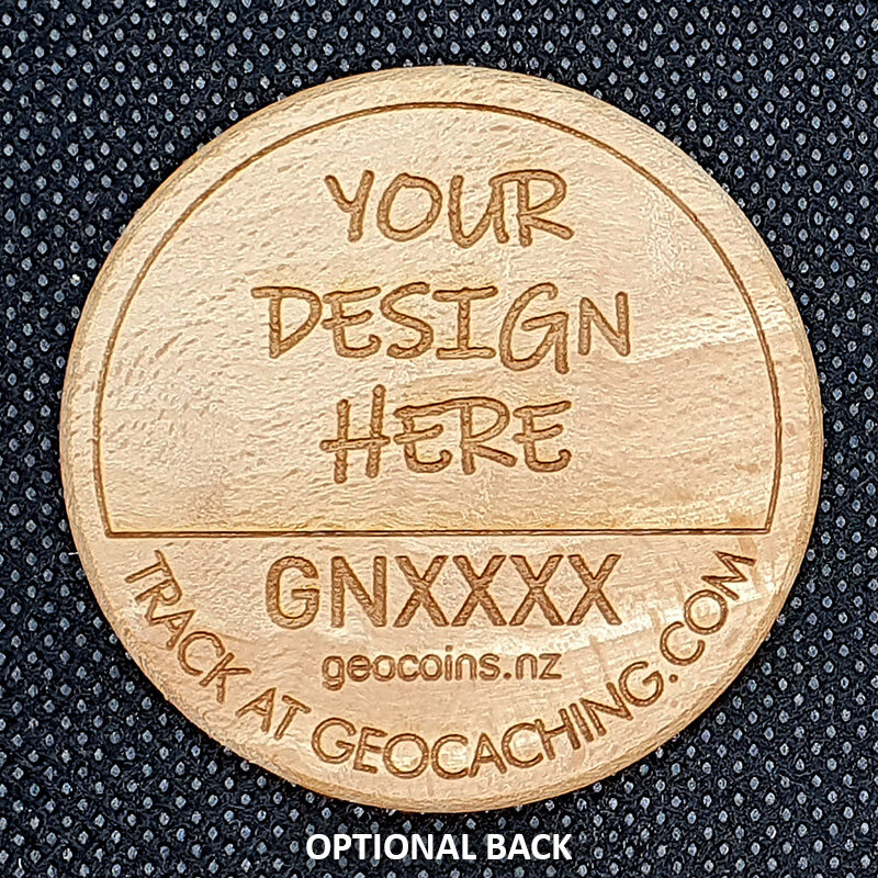 Custom Trackable Wooden Nickel