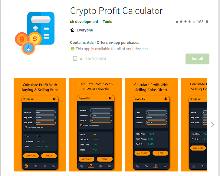 ‎Crypto Profit Loss Calculator on the App Store