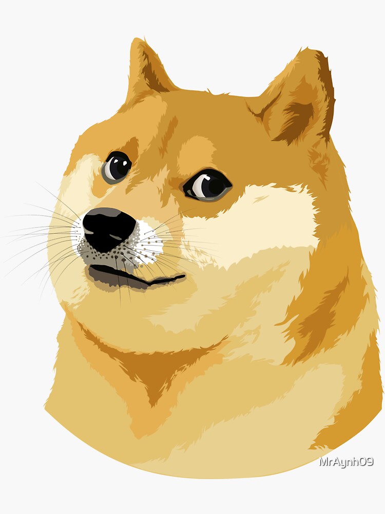 Buy Dogecoin sticker Online at Best Prices in India - Sticker Press