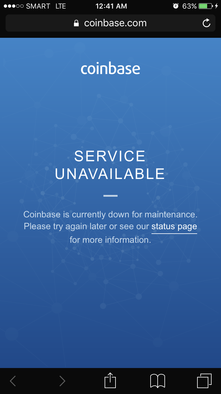 Coinbase Pro Status