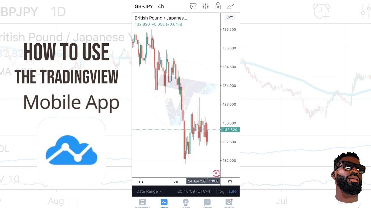 How do I connect or log out of my broker account in the mobile app? — TradingView