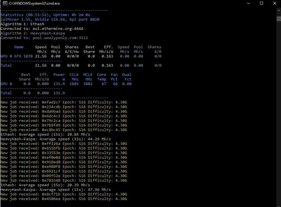 How to mine Kaspa - GPU mining KAS (kHeavyHash)