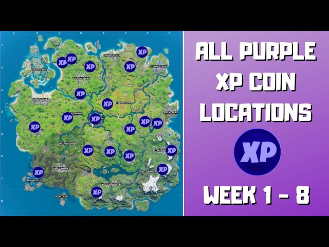 Fortnite: All Season 5 Week 15 XP Coin Locations