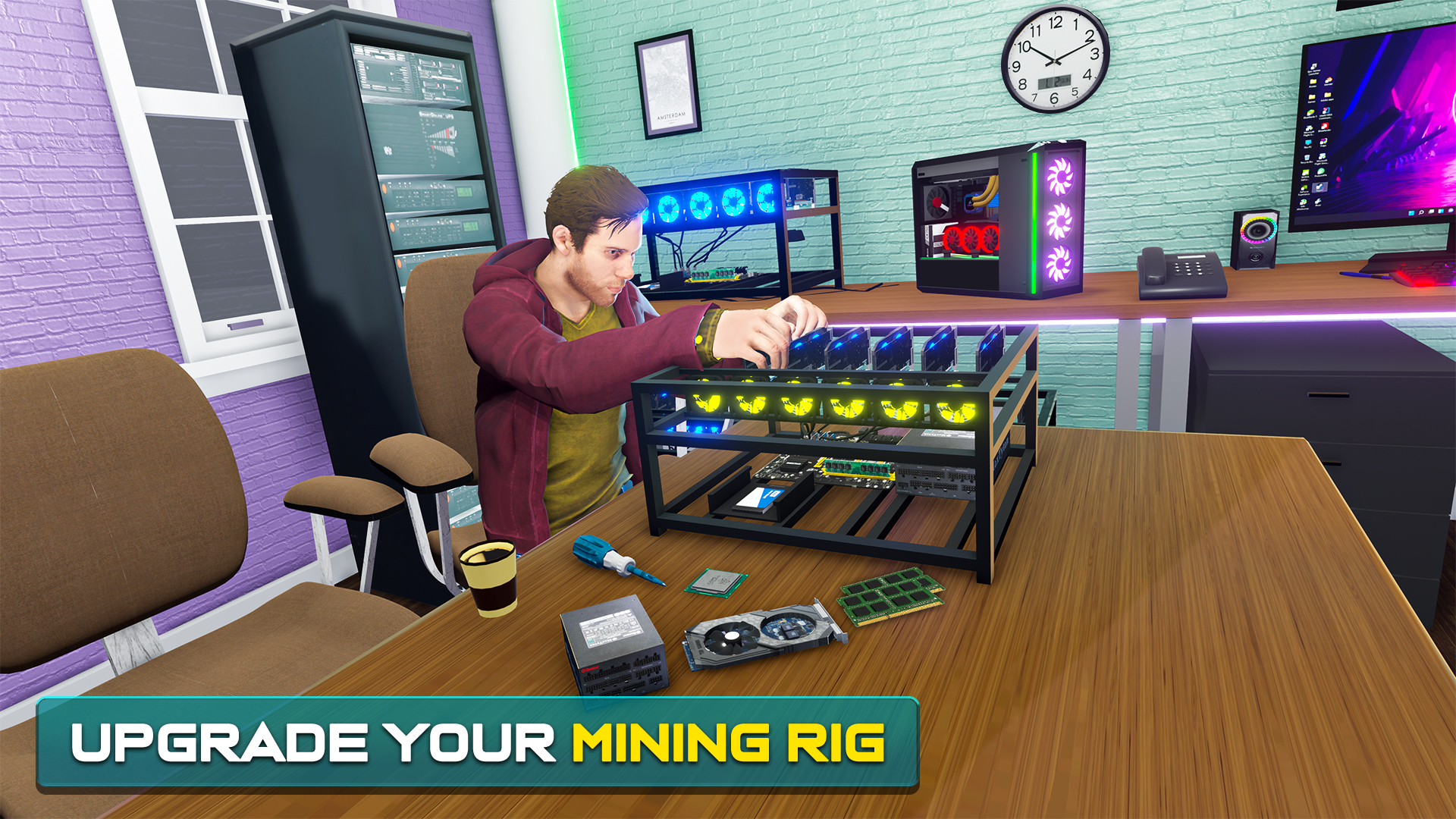 Download Crypto Mining PC Builder Sim (MOD) APK for Android