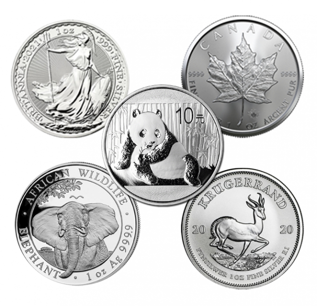 1 Ounce Silver Rounds | Golden Eagle Coins