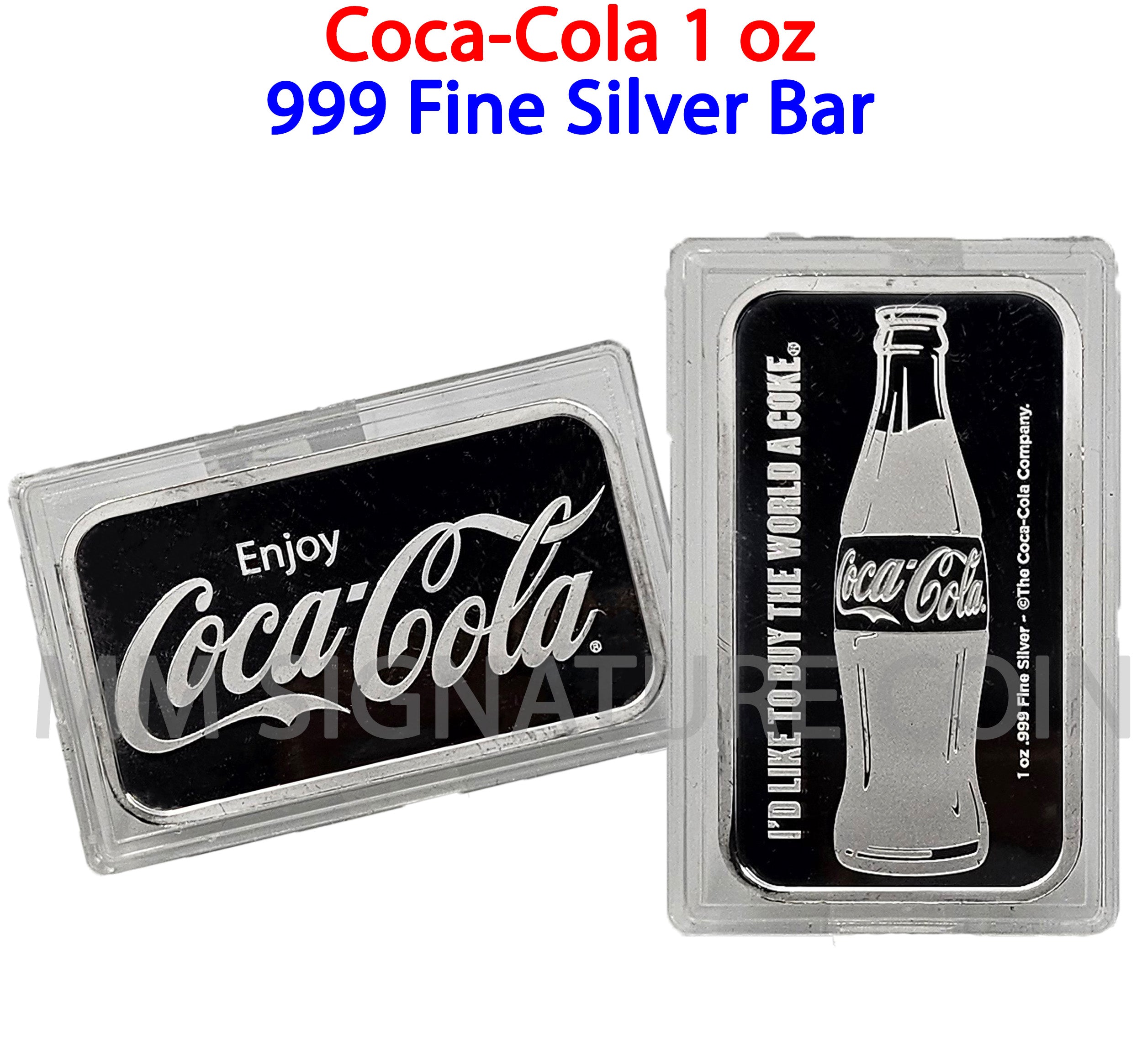 COCA COLA® POLAR BEAR 1 OZ SILVER BULLION ROUND - UkCoinHunt