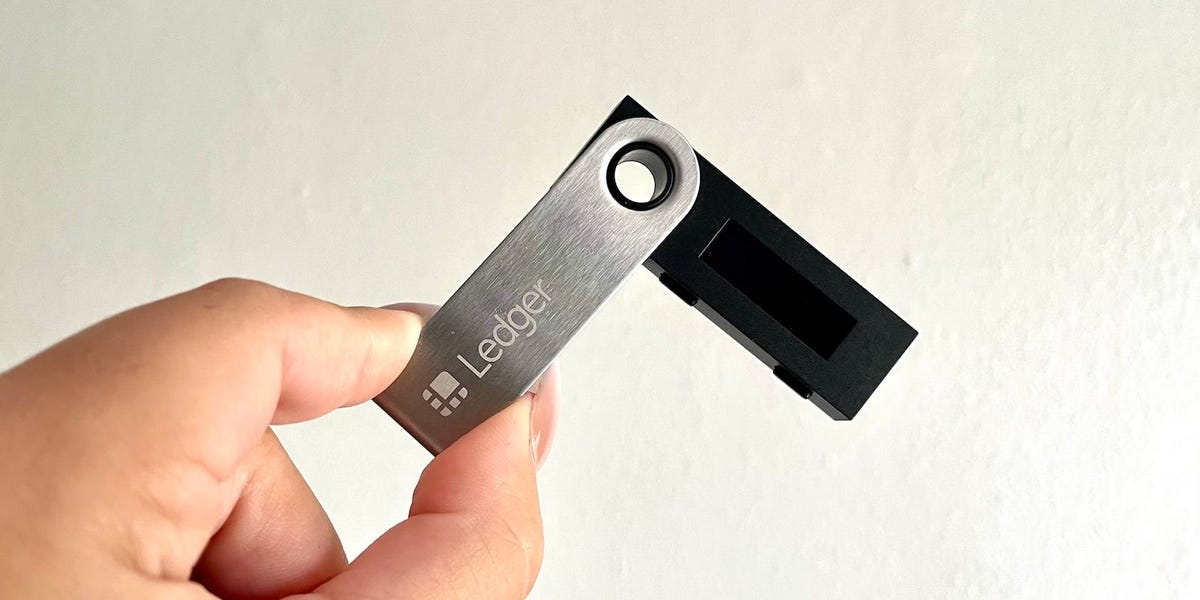 Ledger Nano X Cryptocurrency Hardware Wallet - COINBASE EDITION