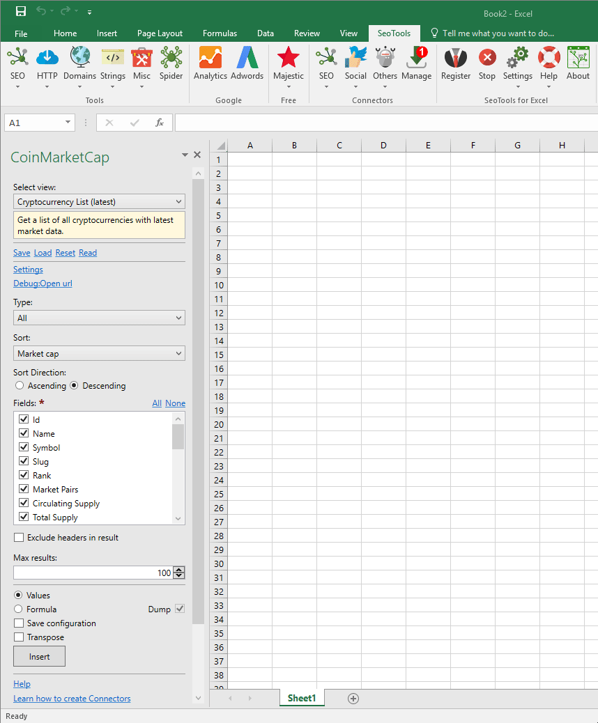 How to Pull Crypto Prices and Data Into Excel - coinmag.fun