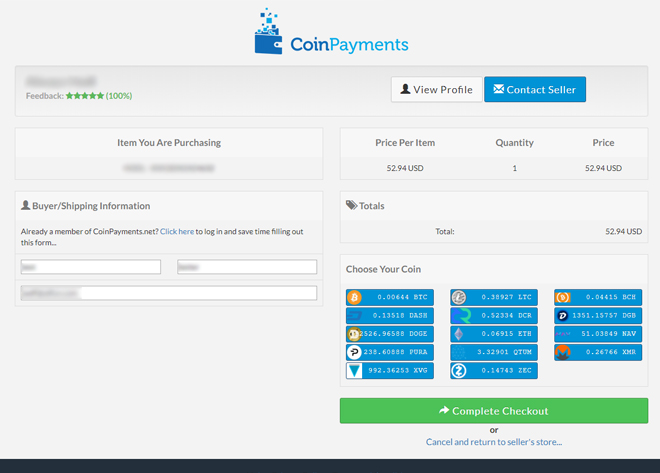 Get Deposit Address - CoinPayments API