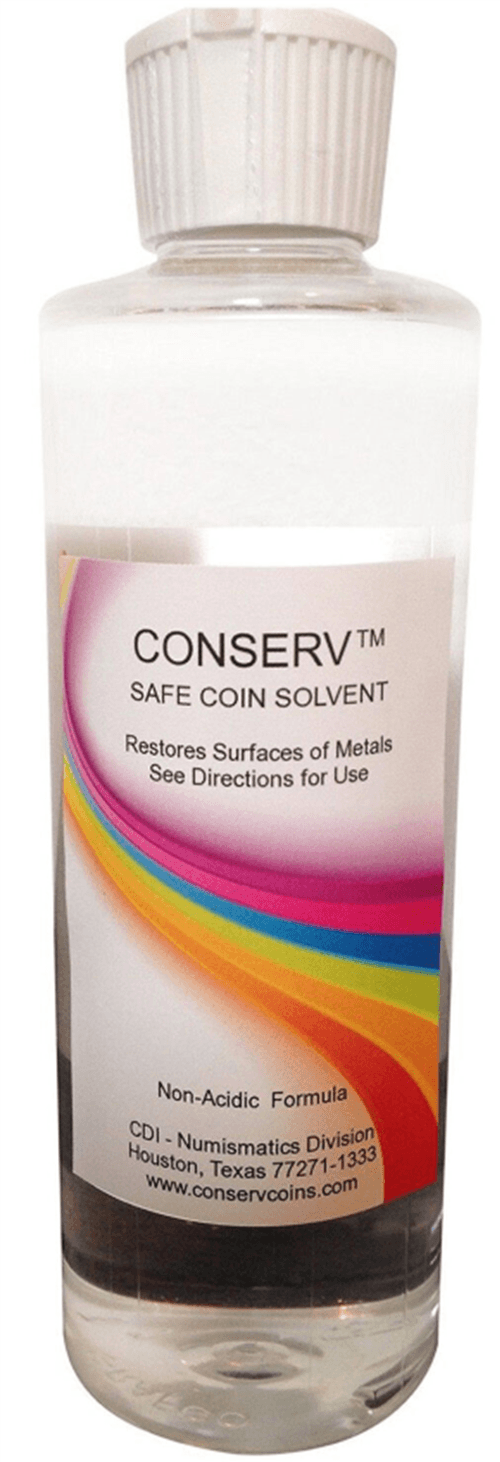 Conserv Safe Coin Cleaning Solvent 8 oz. Bottle – High Plains Prospectors