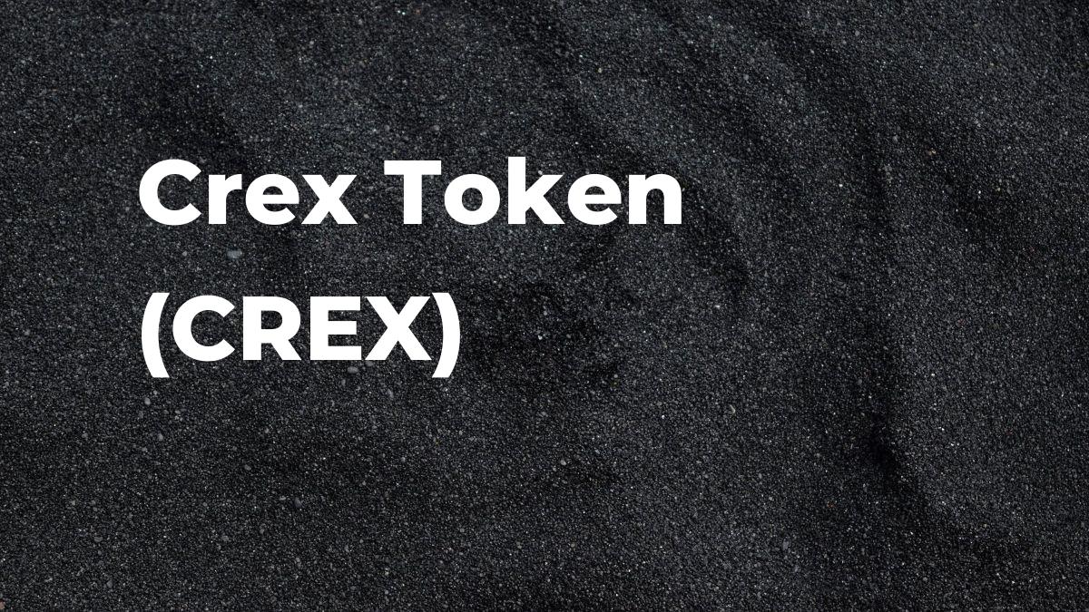 Crex Token Price Today - CREX Price Chart & Market Cap | CoinCodex