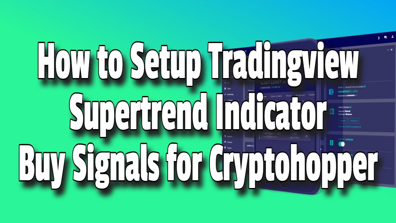 Cryptohopper — Indicators and Signals — TradingView — India