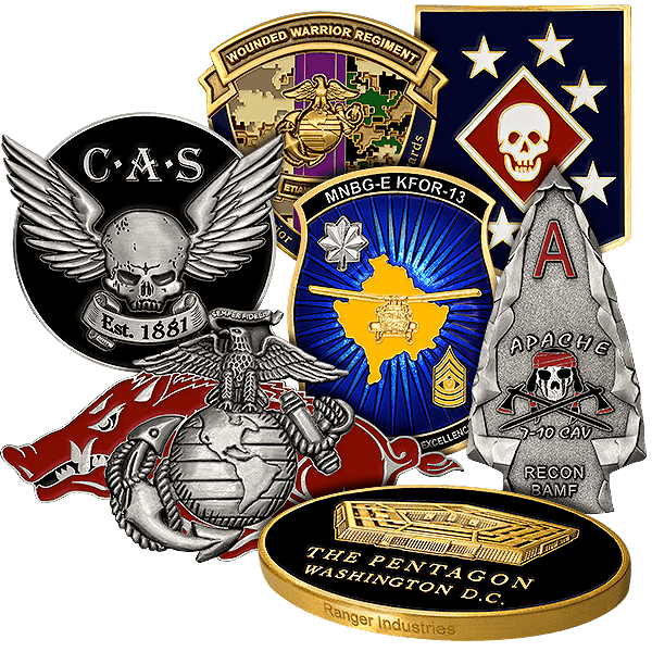 Best Custom Challenge Coins w/ No Minimum | GS-JJ ®