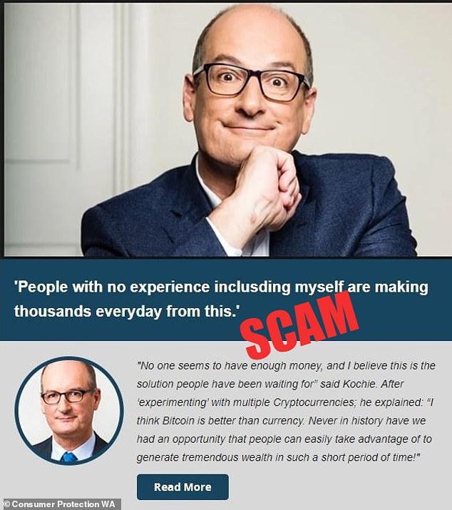 That celebrity-endorsed bitcoin ad is probably a scam | ASIC