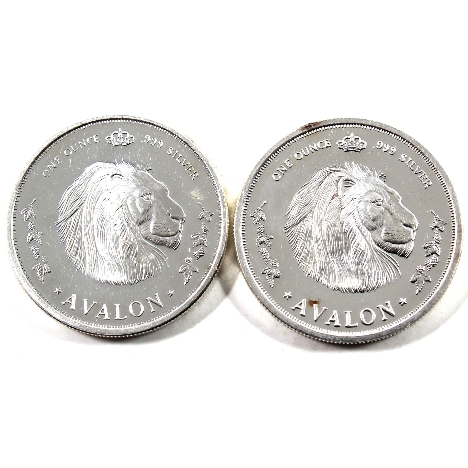 1 oz Silver Avalon Lion Round