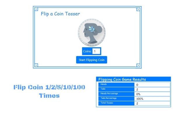 Coin Flip — Instant Heads or Tails Results