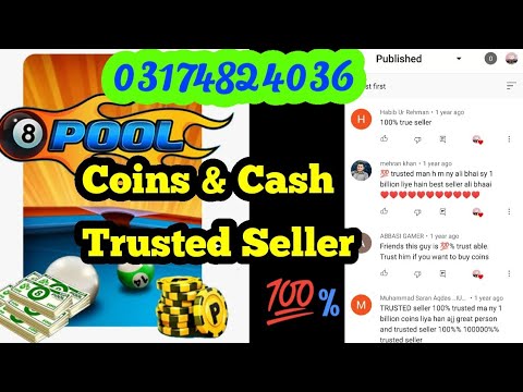 8 Ball Pool Coins Seller - Store