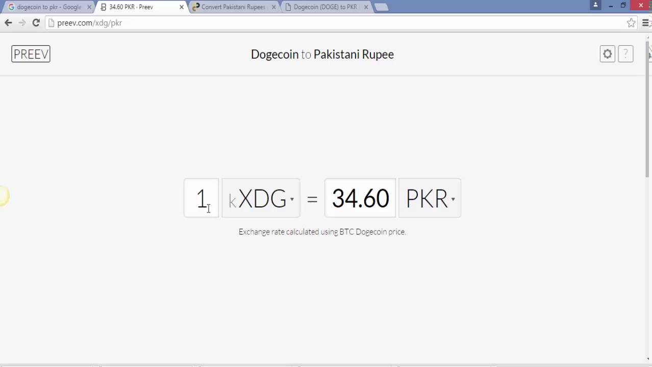 5 Doges (DOGE) to Pakistani Rupees (PKR) - Currency Converter