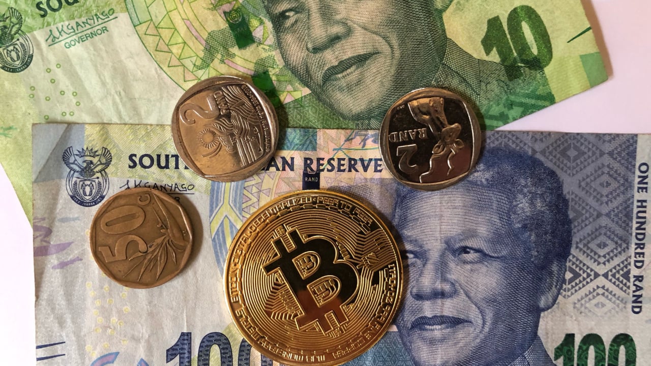 How much is 1 bitcoin btc (BTC) to R (ZAR) according to the foreign exchange rate for today