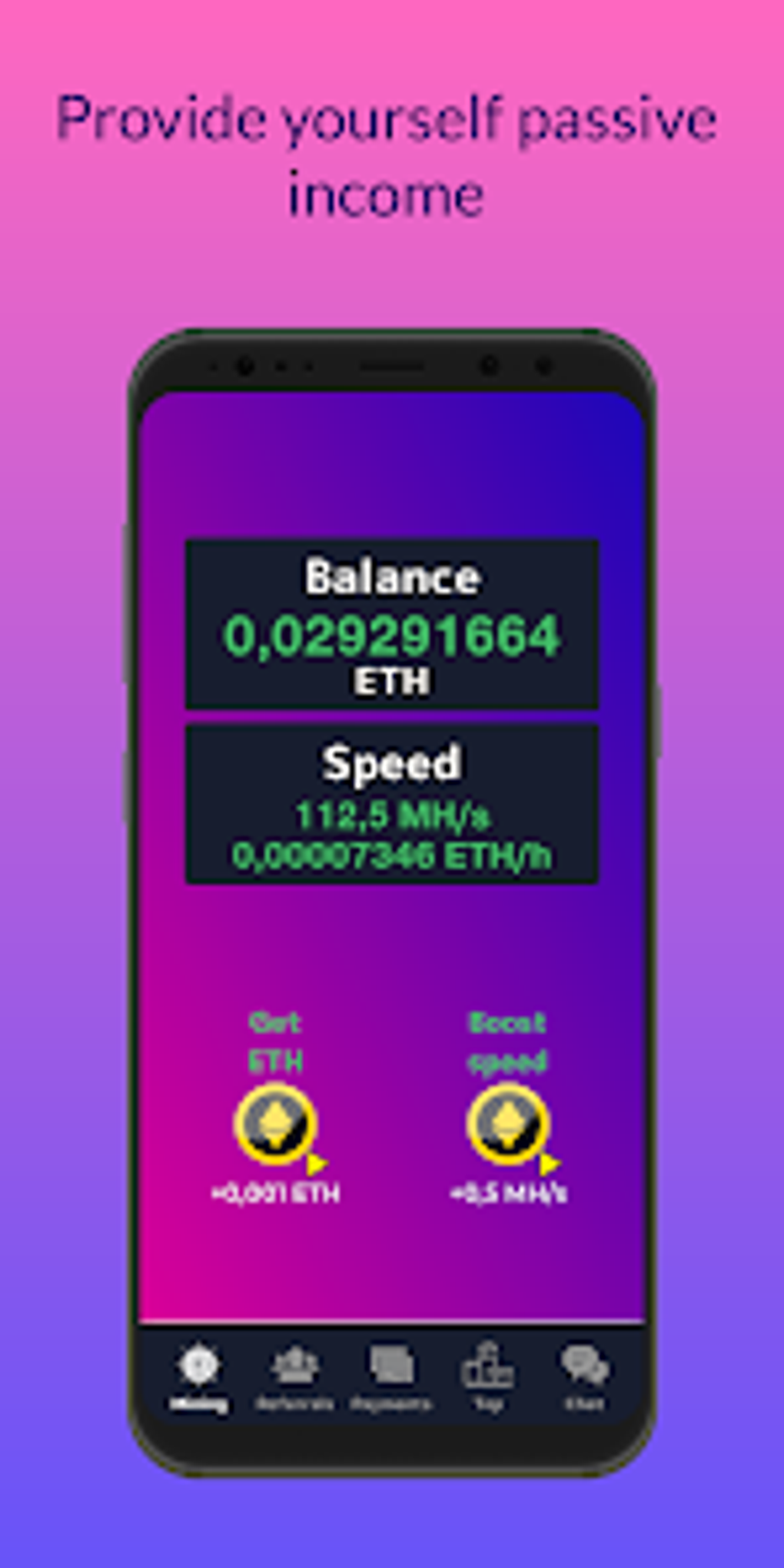 ETH Cloud Mining Mobile Earn for Android - Download