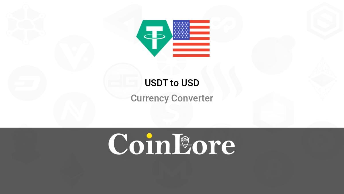 USDT to USD currency converter - Currency World