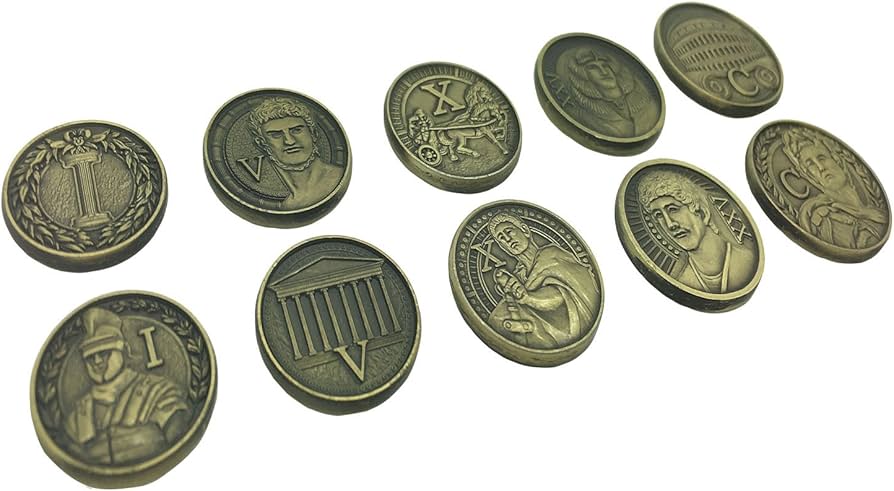 Adventure Coins – Dwarven Metal Coins Set of 10 | Coins, Coin set, Currency design