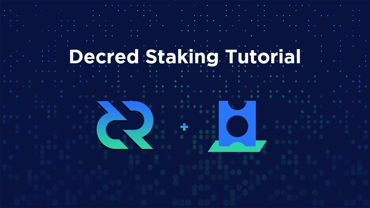 Decred (DCR) Staking Guide