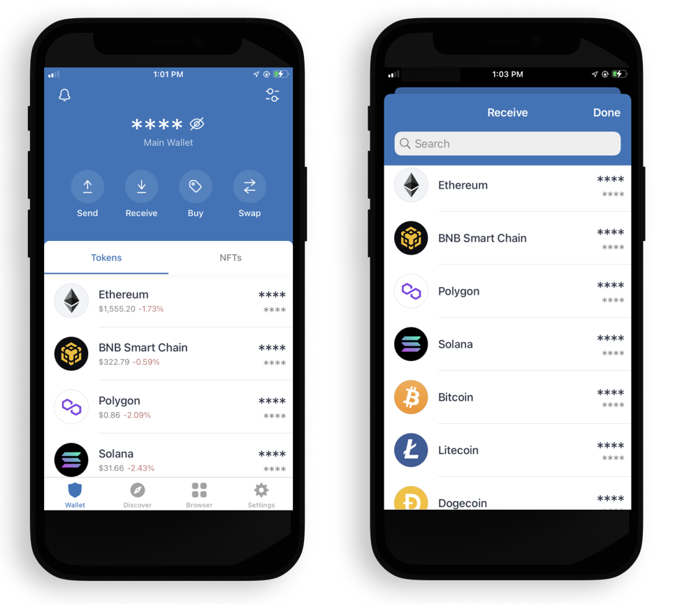 Crypto Deposit Guide: Trust Wallet Mobile App - Transfer Guides - Trust Wallet