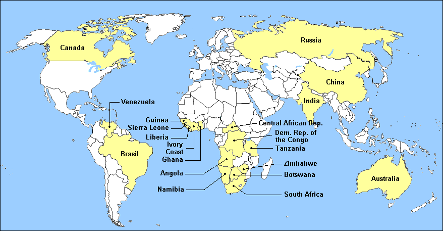 The world's top 10 biggest diamond mines