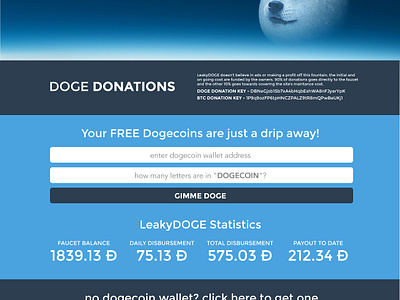 LOGIN FAUCET DOGE | A-CRYPTO