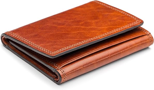 Trifold wallets with ID & credit card pockets.