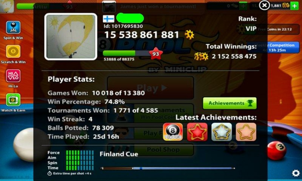 8Ball Pool instant Rewards: unlimited coins & cash APK (Android App) - Free Download