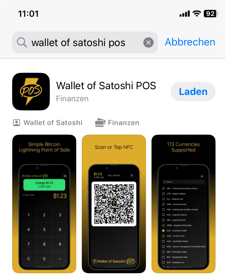 Wallet of Satoshi for Android - Download | Bazaar