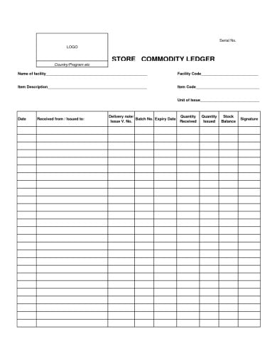 Stock Ledger Template: A Peek At Corporate Bookkeeping