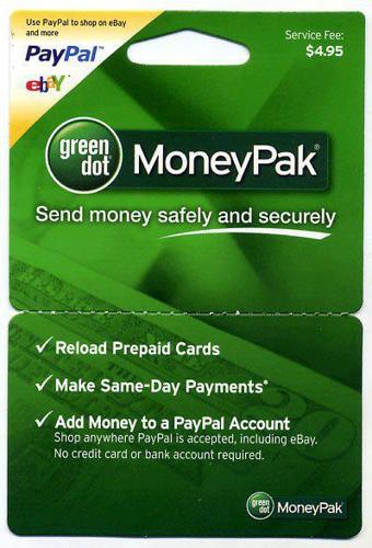 PayPal lets users load money to accounts with Green Dot MoneyPak