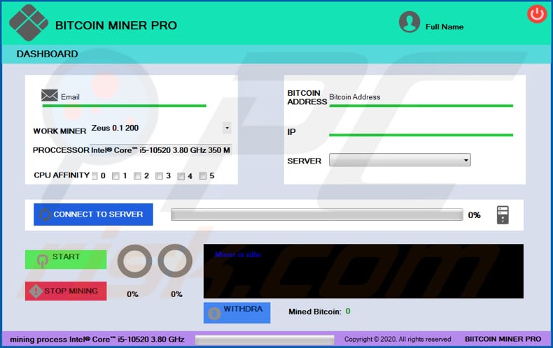 coinmag.fun, bitcoin miner trojan