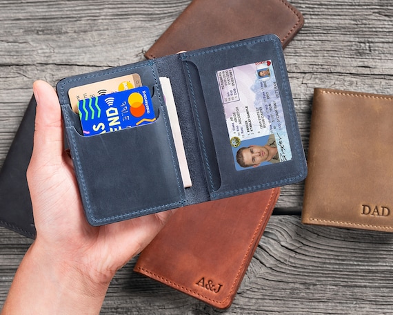 Slim Wallet with ID Window RFID Front Pocket Wallet – Kinzd