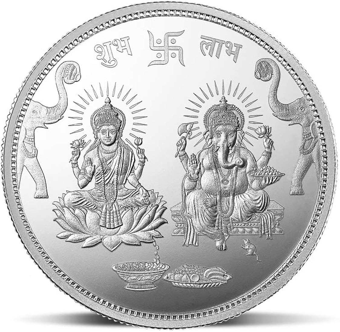 Buy Laxmi Ganesha Silver Coins at Best Prices | TrueSilver