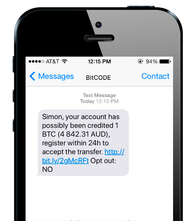 Business messaging on BTC