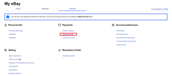 Solved: How To Change My PayPal Email Address In My Seller - The eBay Community