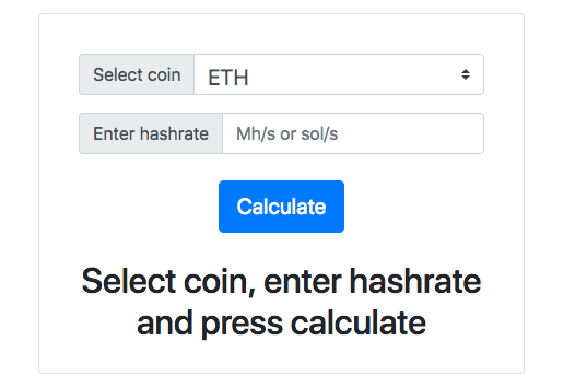 Profitability Calculator | NiceHash