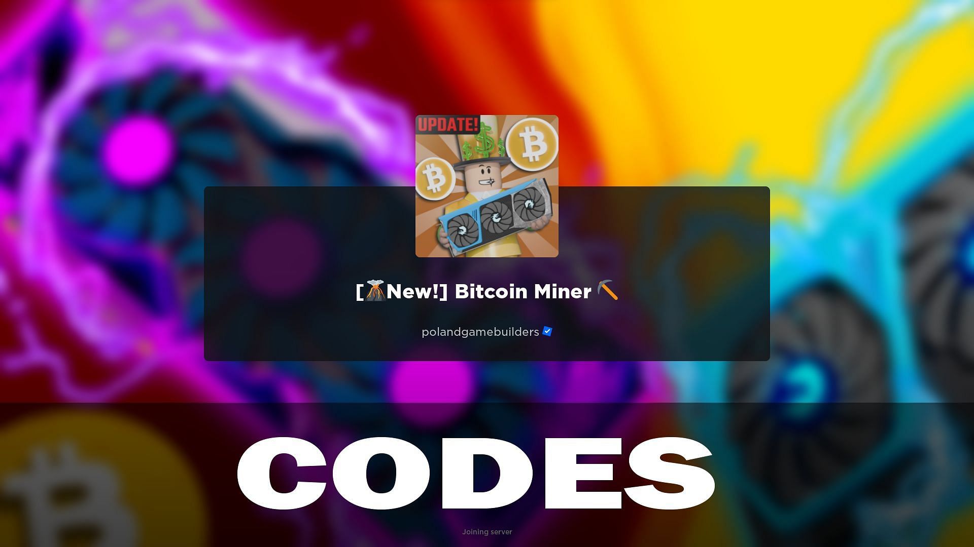 Roblox Bitcoin Miner codes (March ) - Gamepur