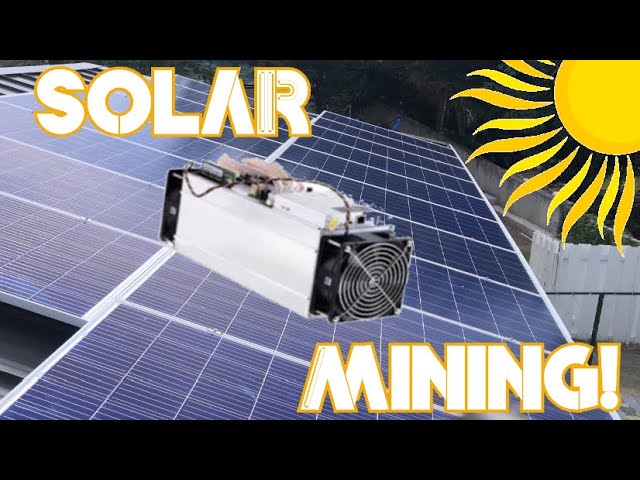 Economics of Bitcoin Mining with Solar Energy | Braiins