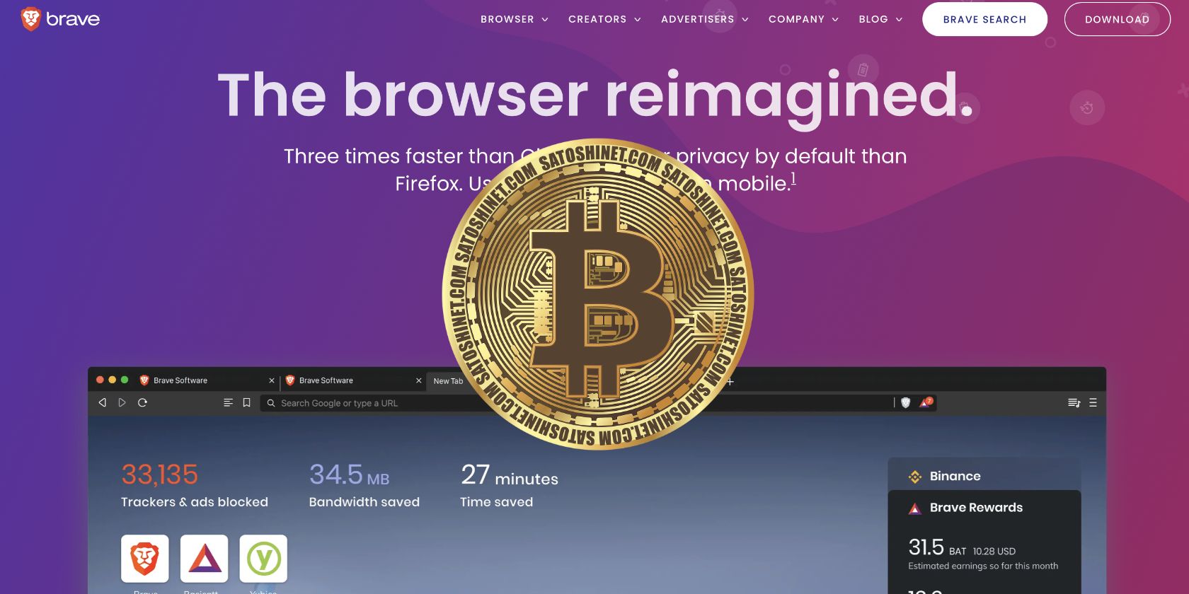 Brave: The blockchain-based browser that rewards you in crypto for watching ads