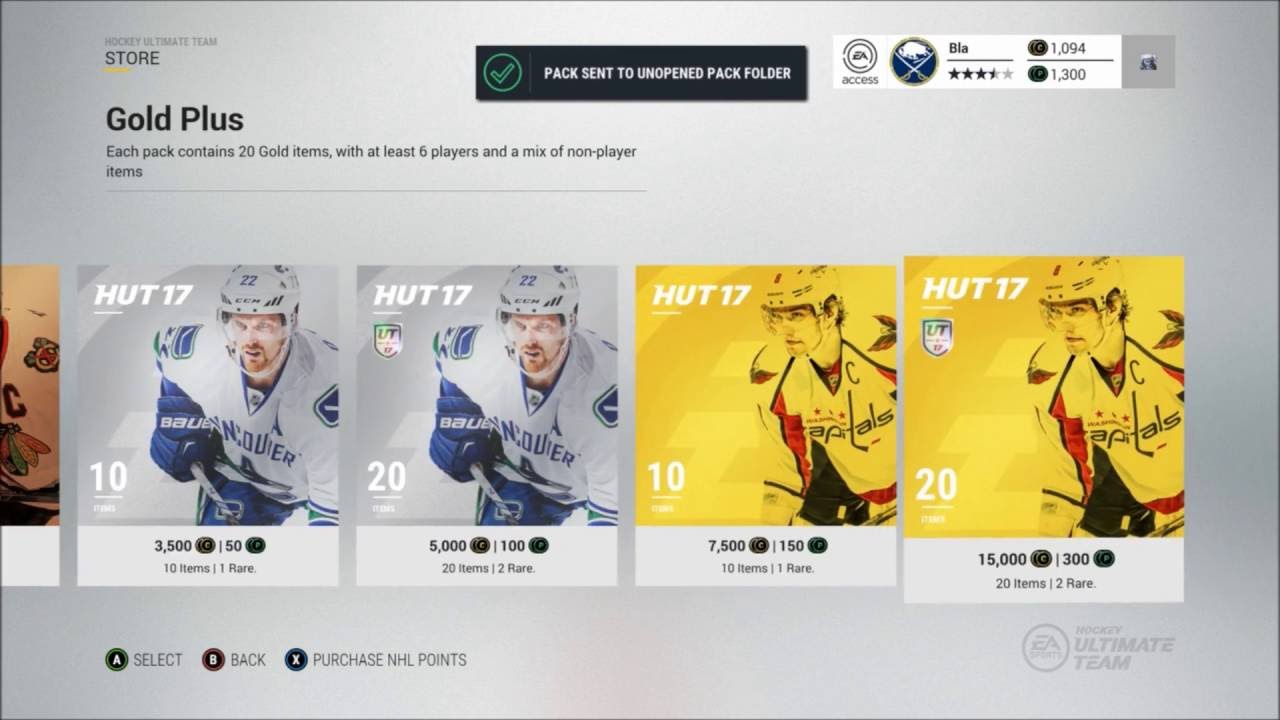 Solved: Re: Can't Purchase NHL HUT Points on Xbox One - Answer HQ