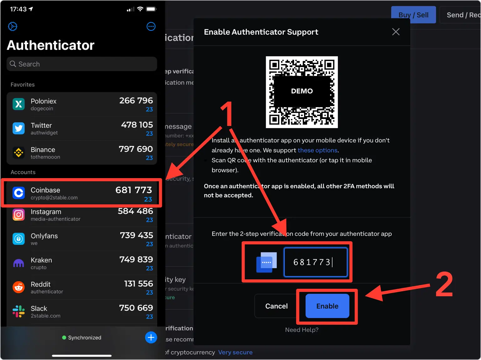 Coinbase mistakenly told , users their 2FA settings had changed